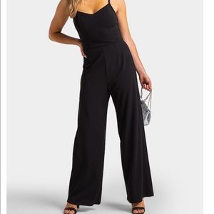 NEW MONIQUE LACE BACK JUMPSUIT